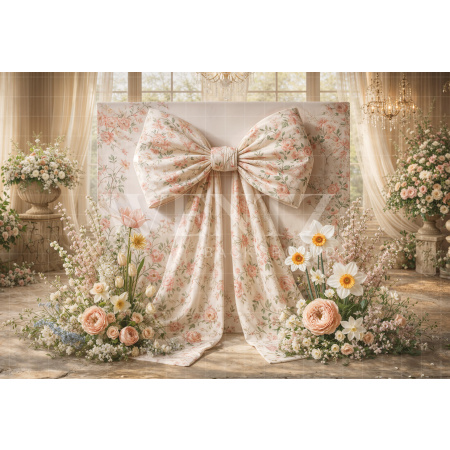 Fabric Photography Background Mother's Day / Backdrop 8228