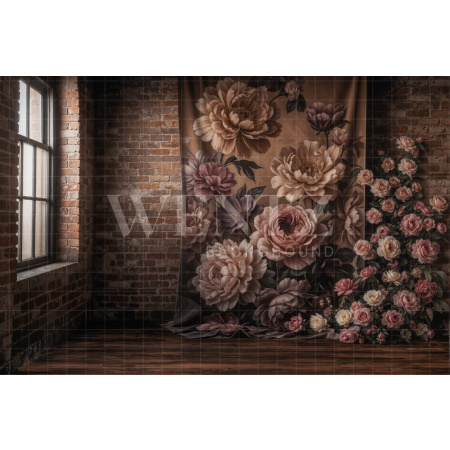Fabric Photography Background  Mother's Day / Backdrop 8299