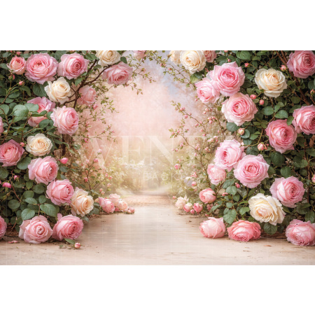 Fabric Photography Background Mother's Day Floral / Backdrop 8172