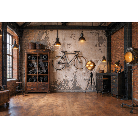 Fabric Photography Background Father's Day / Backdrop 8363