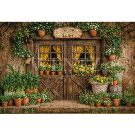 Fabric Photography Background Easter Facade / Backdrop 8037