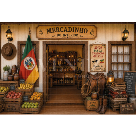 Fabric Photography Background Farm Stand / Backdrop 8642