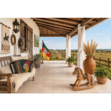 Fabric Photography Background Farmhouse / Backdrop 8656