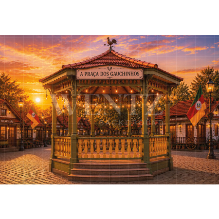 Fabric Photography Background Bandstand / Backdrop 8663