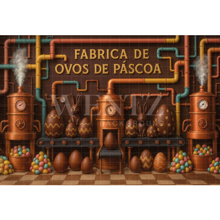 Fabric Photography Background Easter Facade / Backdrop 8006