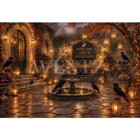 FFabric Photography Background Halloween / Backdrop 8906