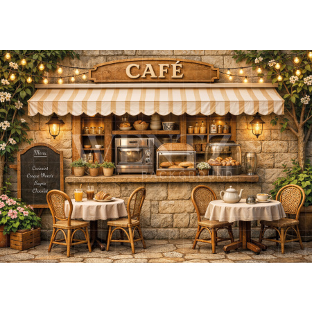 Fabric Photography Background Children's Coffee / Backdrop 8325