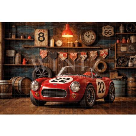 Fabric Photography Background Children's Car / Backdrop 8319