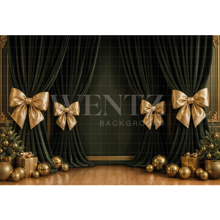 Fabric Photography Background Christmas / Backdrop 8457