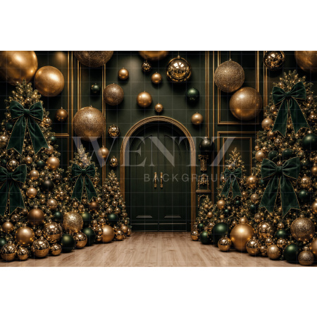 Fabric Photography Background Christmas / Backdrop 8458