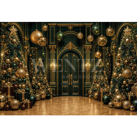 Fabric Photography Background Christmas / Backdrop 8459