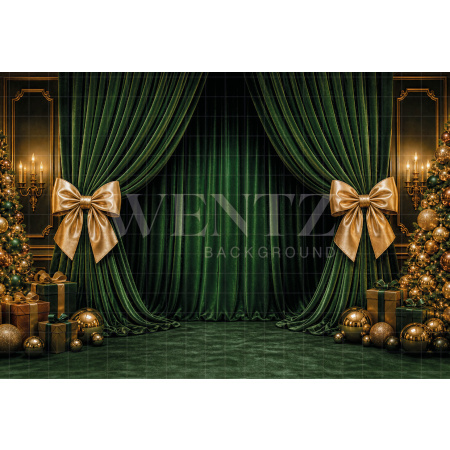 Fabric Photography Background Christmas / Backdrop 8464
