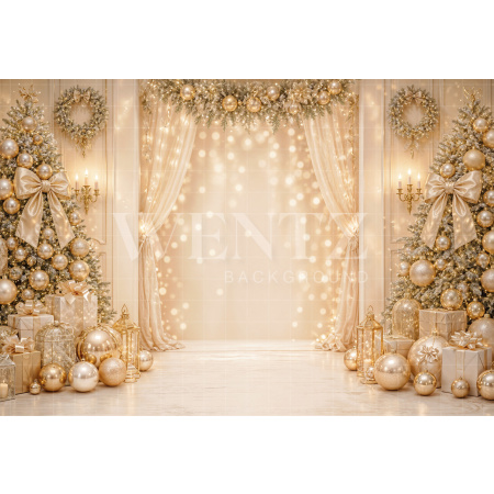 Fabric Photography Background Christmas / Backdrop 8467