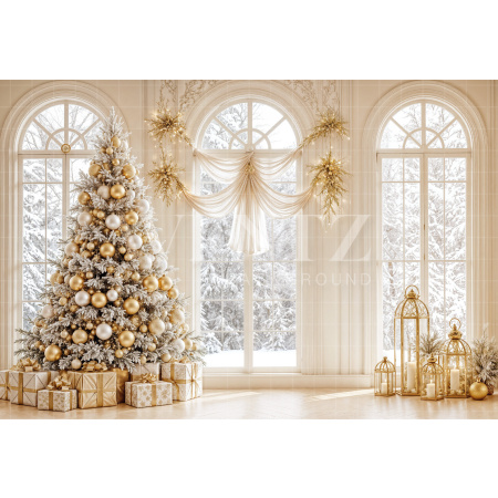 Fabric Photography Background Christmas / Backdrop 8529