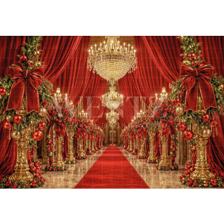 Fabric Photography Background Christmas / Backdrop 8531