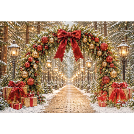 Fabric Photography Background Christmas / Backdrop 8535