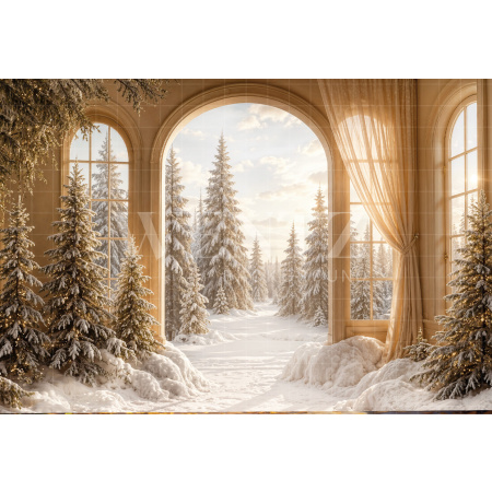 Fabric Photography Background Christmas / Backdrop 8554