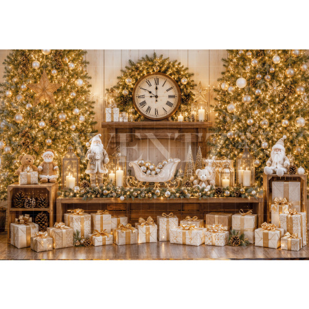 Fabric Photography Background Christmas / Backdrop 8556