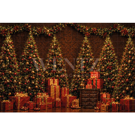 Fabric Photography Background Christmas / Backdrop 8831