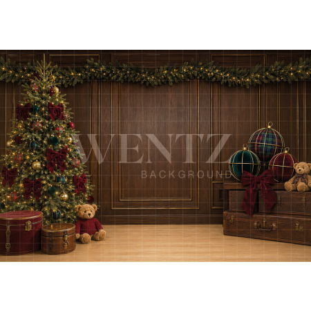 Fabric Photography Background Christmas / Backdrop 8848