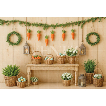 Fabric Photography Background Easter / Backdrop 8016