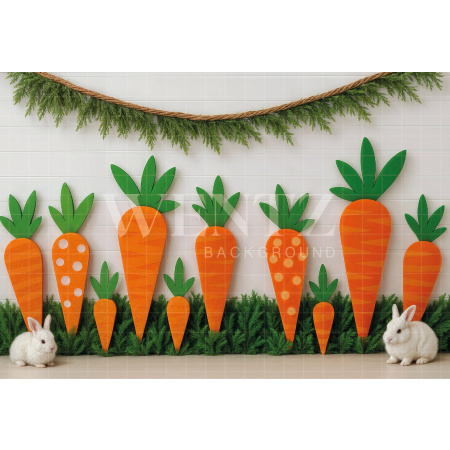 Fabric Photography Background Easter / Backdrop 8019