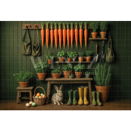 Fabric Photography Background Easter / Backdrop 8035