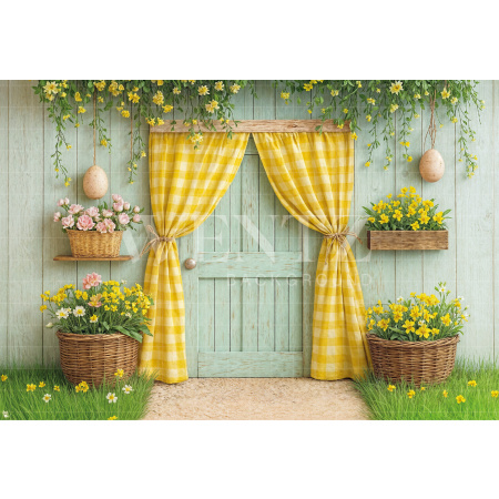 Fabric Photography Background Easter / Backdrop 8039