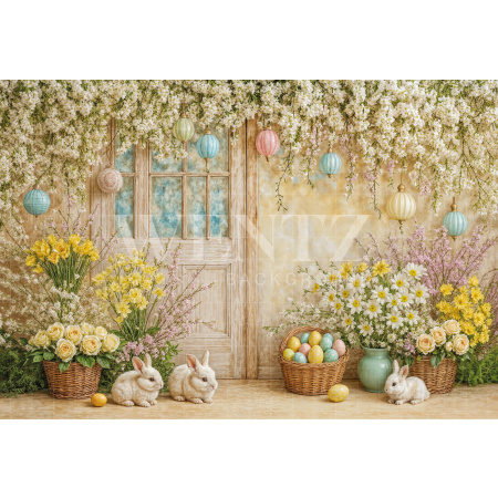 Fabric Photography Background Easter / Backdrop 8059
