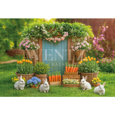 Fabric Photography Background Easter / Backdrop 8067