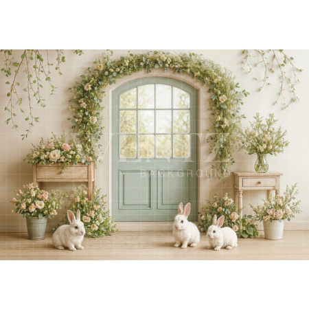 Fabric Photography Background Easter / Backdrop 8073
