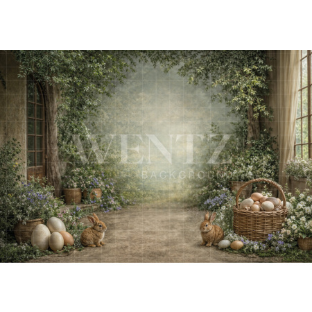 Fabric Photography Background Easter / Backdrop 8075