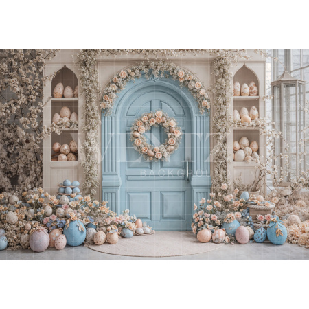 Fabric Photography Background Easter / Backdrop 8077