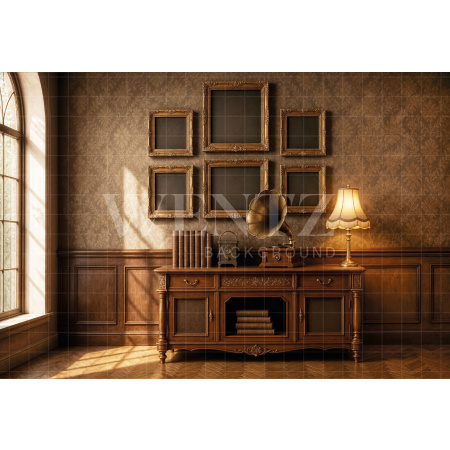 Fabric Photography Background Father's Day Rustic / Backdrop 8424