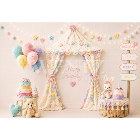 Fabric Photography Background Cake Smash / Backdrop 8777
