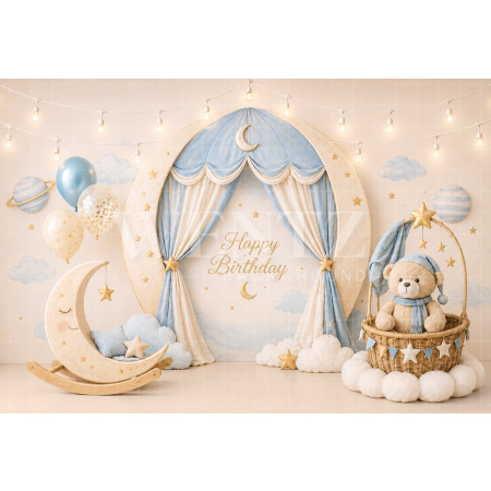 Fabric Photography Background Sweet Dreams Cake Smash / Backdrop 8762