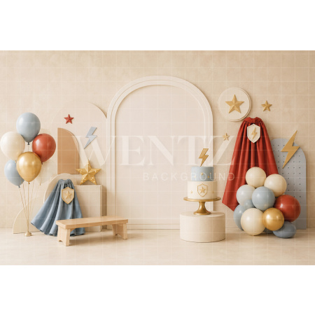 Fabric Photography Background Hero Cake Smash / Backdrop 8695