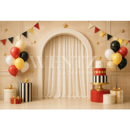 Fabric Photography Background Magic Cake Smash / Backdrop 8699