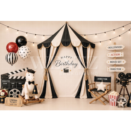 Fabric Photography Background Mini Director Cake Smash / Backdrop 8783