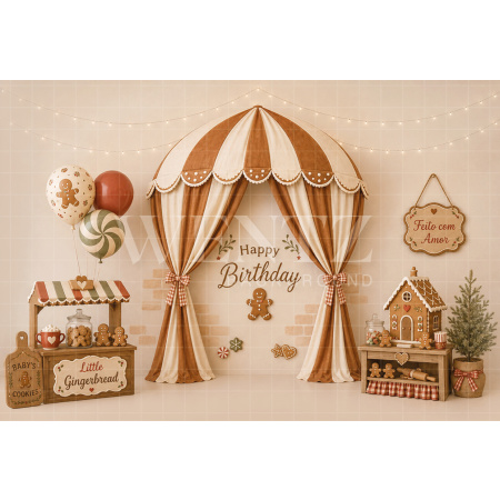 Fabric Photography Background Christmas Cake Smash / Backdrop 8821