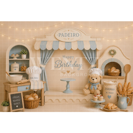 Fabric Photography Background Baker Cake Smash / Backdrop 8767
