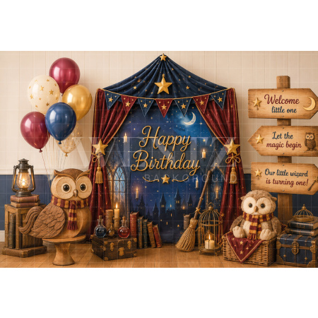 Fabric Photography Background Magic Potions Cake Smash / Backdrop 8727