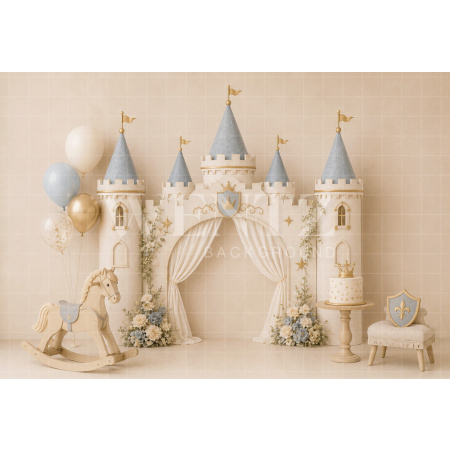 Fabric Photography Background Prince Cake Smash / Backdrop 8693