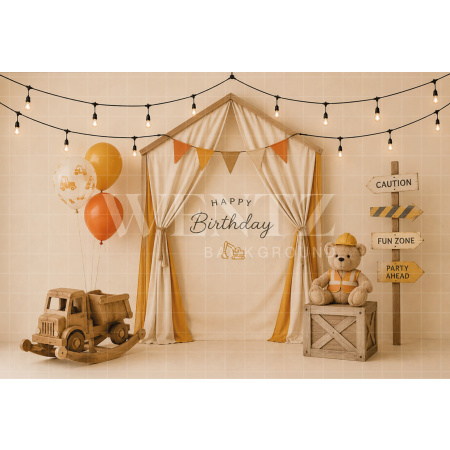 Fabric Photography Background Builder Bear Cake Smash / Backdrop 8668
