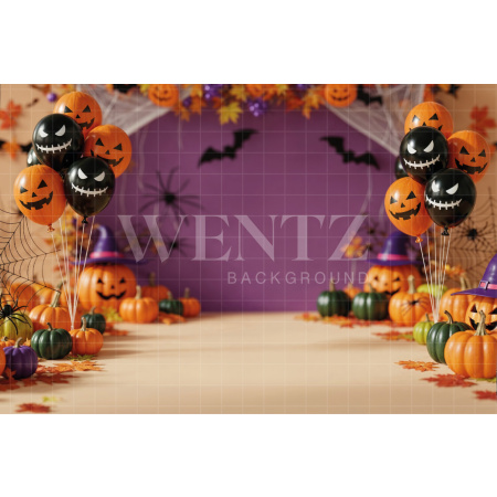 Fabric Photography Background Halloween / Backdrop 7622