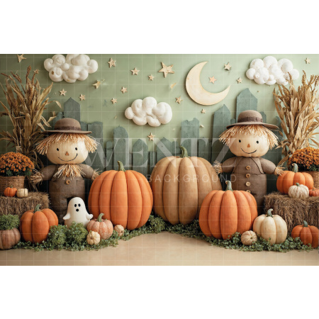 Fabric Photography Background Halloween / Backdrop 7627