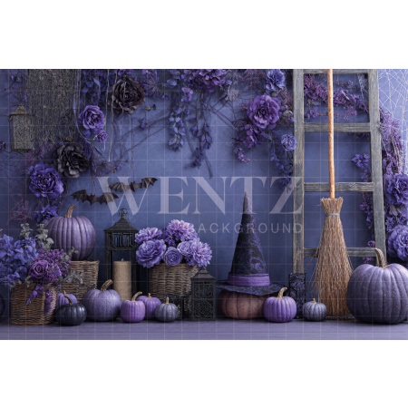 Fabric Photography Background Halloween / Backdrop7634