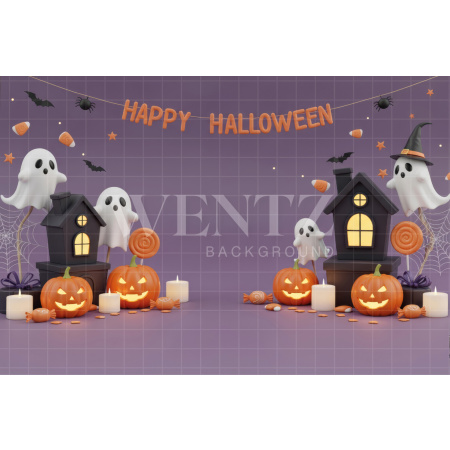 Fabric Photography Background Halloween / Backdrop 7642