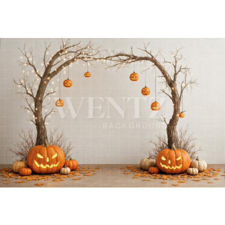 Fabric Photography Background Halloween / Backdrop 7652