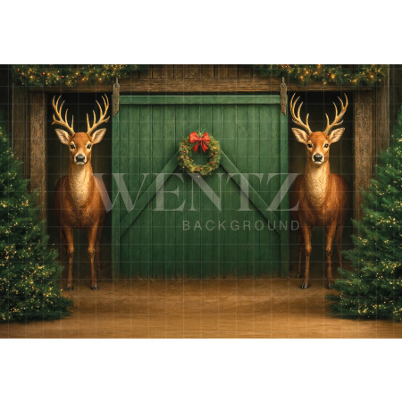 Fabric Photography Background Christmas / Backdrop 7423